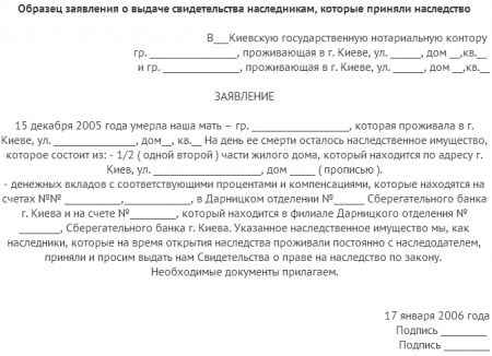 Документы для оформления наследства в украине